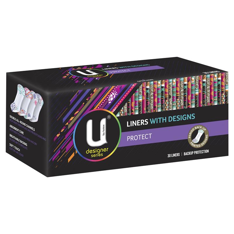 U by Kotex Liners 30 pack